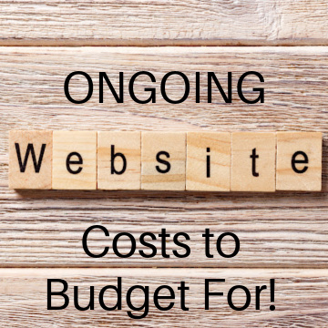 Ongoing Website Costs to Budget for!